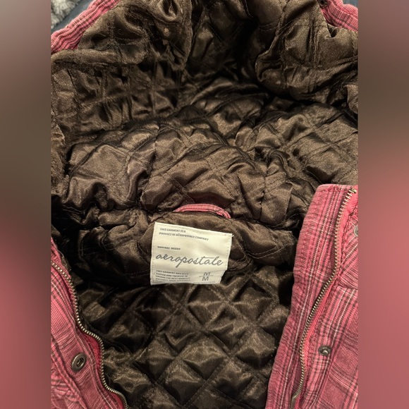 Aeropostale Fuchsia Hooded Puffer Vest - Picture 8 of 8